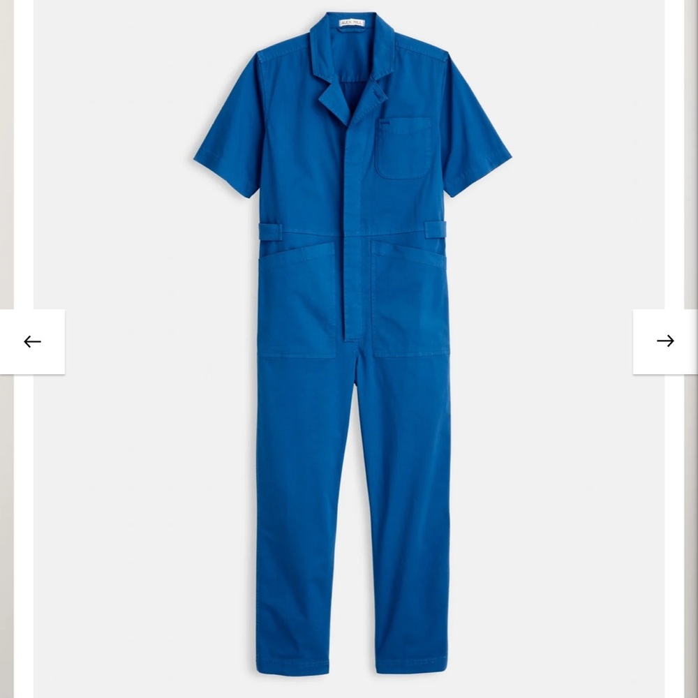 BNWT Alex Mill Short Sleeve Jumpsuit - Spring Blue